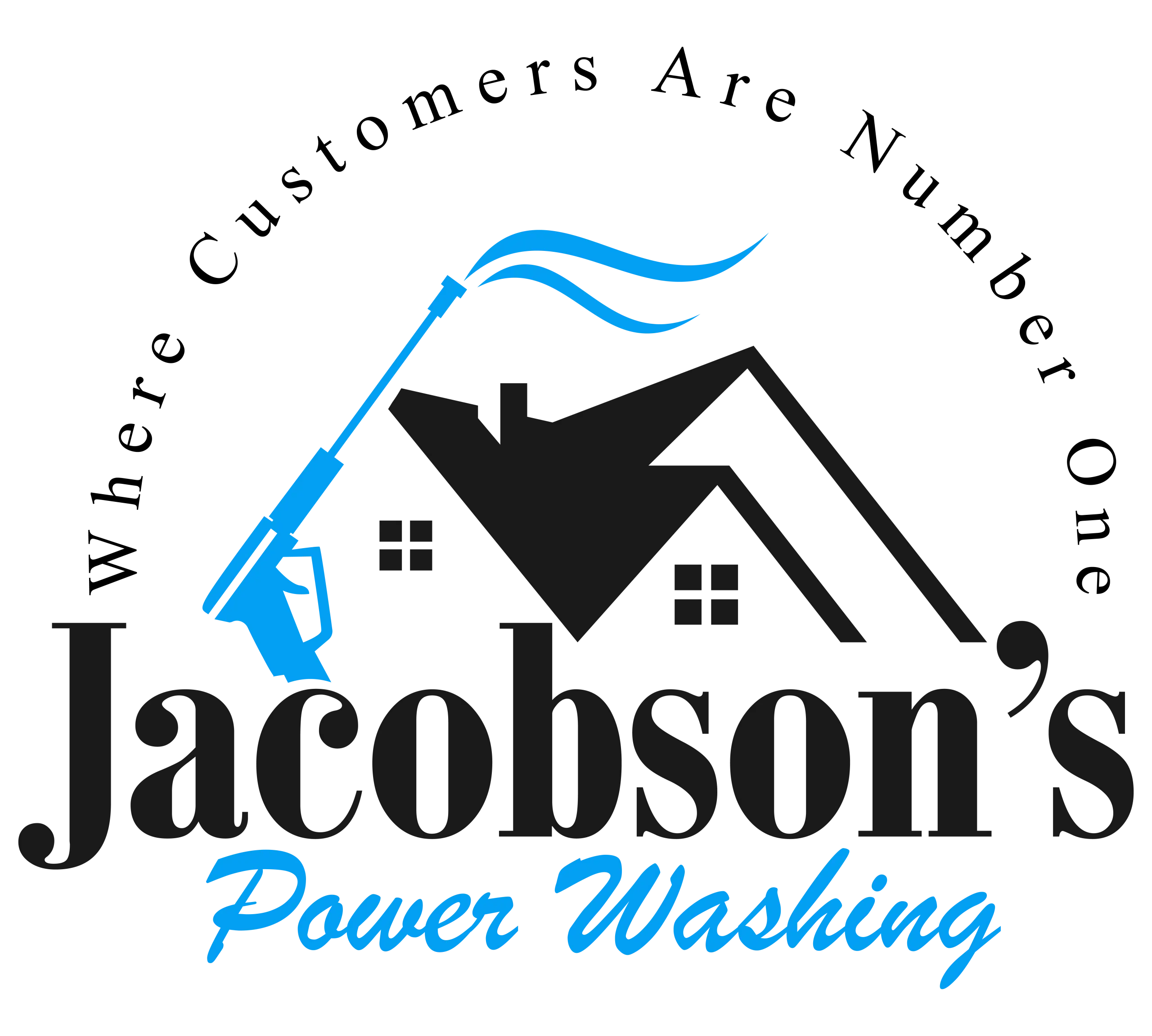 Jacobson’s power washing logo black